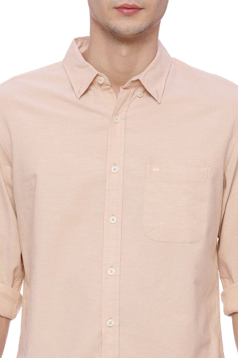 BASICS SLIM FIT STRETCH SHIRT