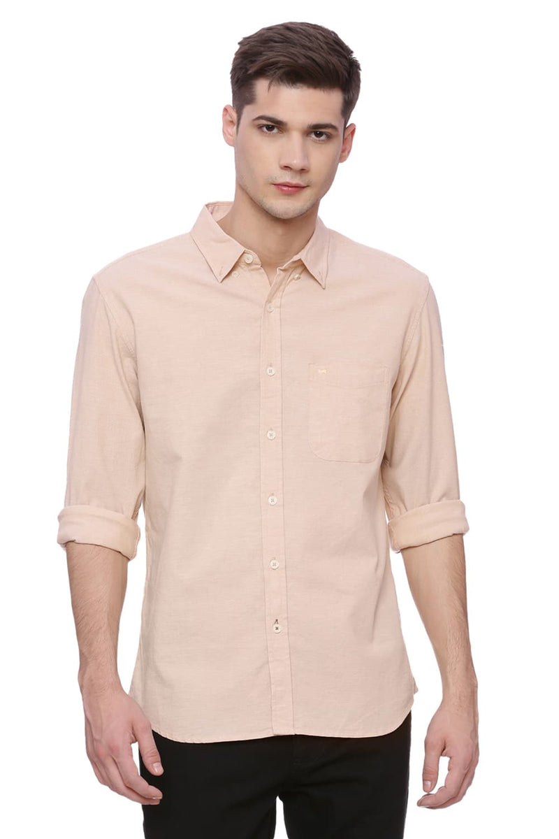 BASICS SLIM FIT STRETCH SHIRT