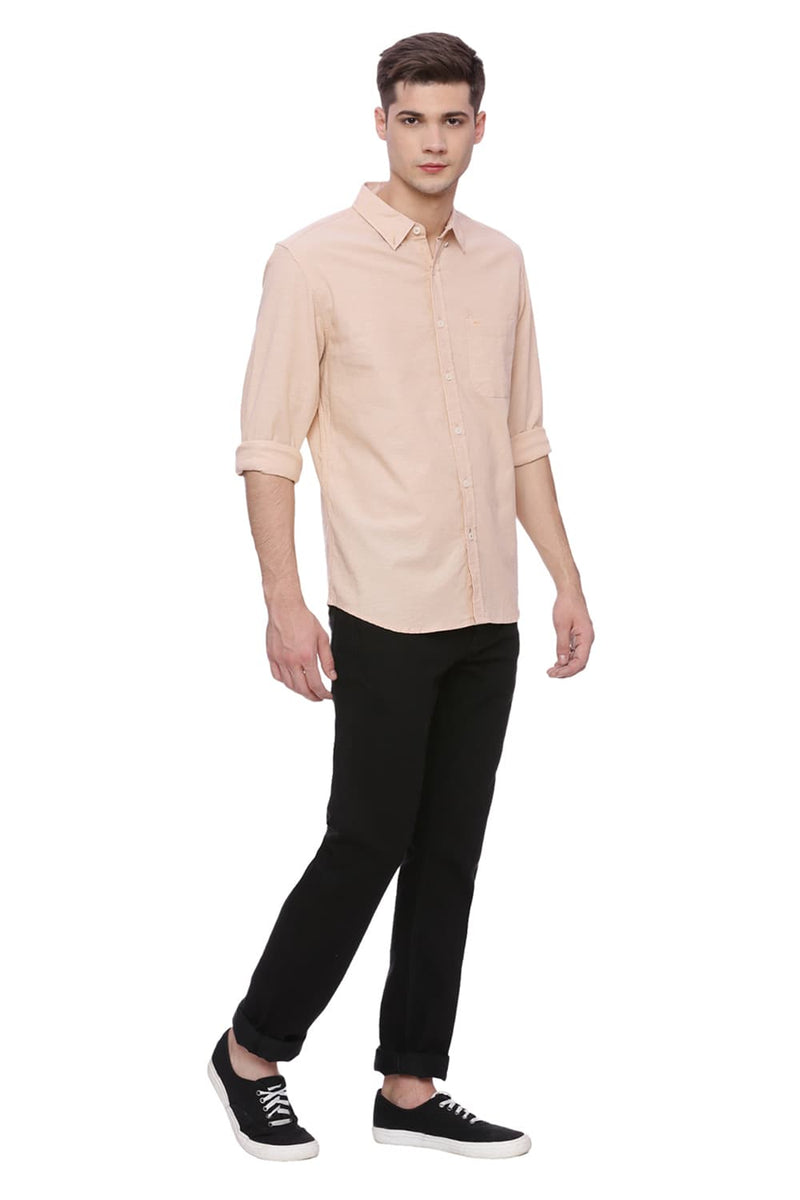 BASICS SLIM FIT STRETCH SHIRT