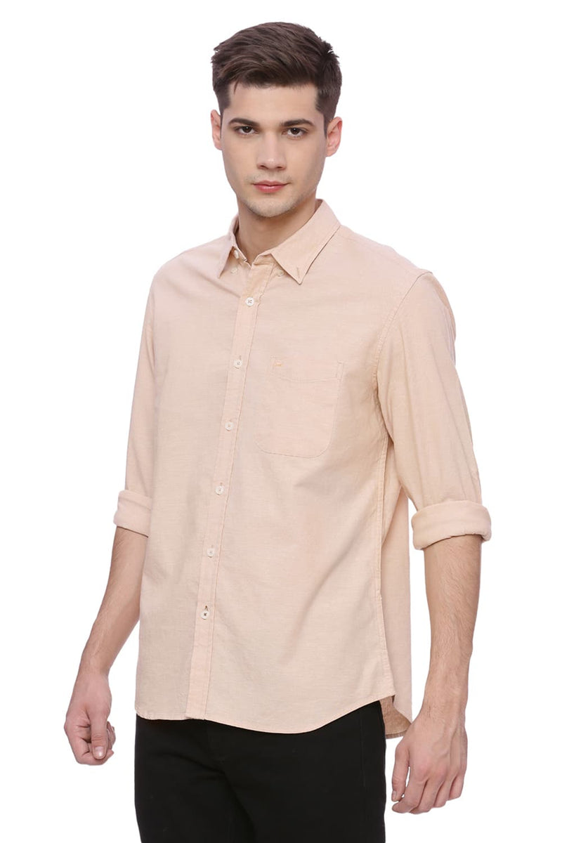 BASICS SLIM FIT STRETCH SHIRT