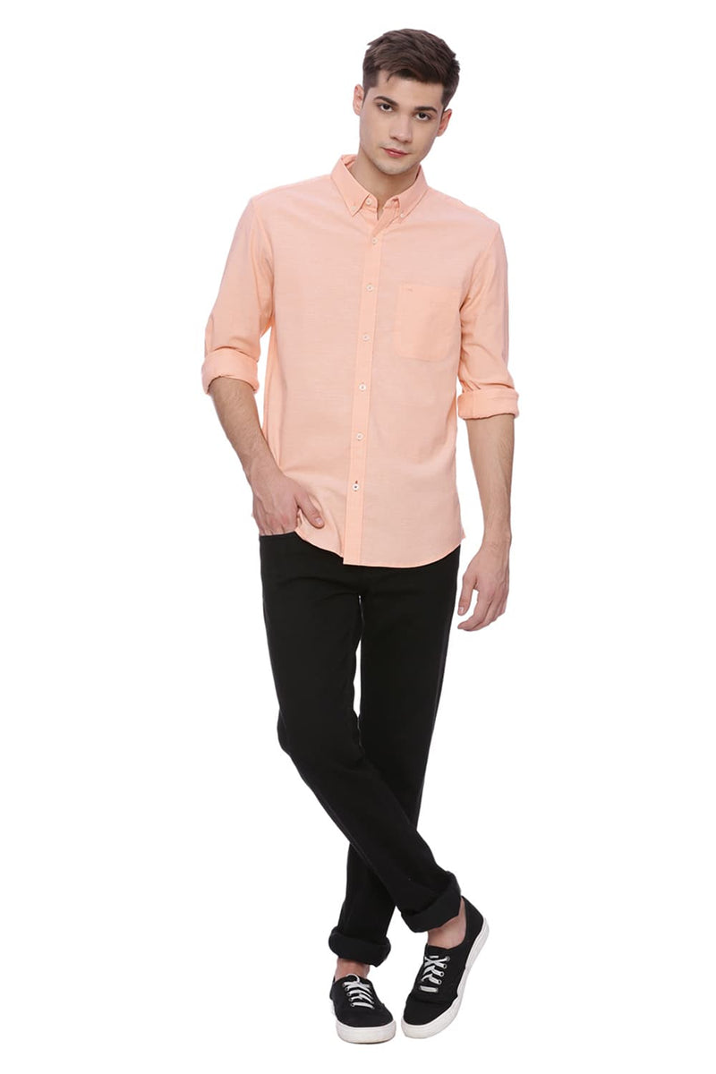 BASICS SLIM FIT STRETCH SHIRT