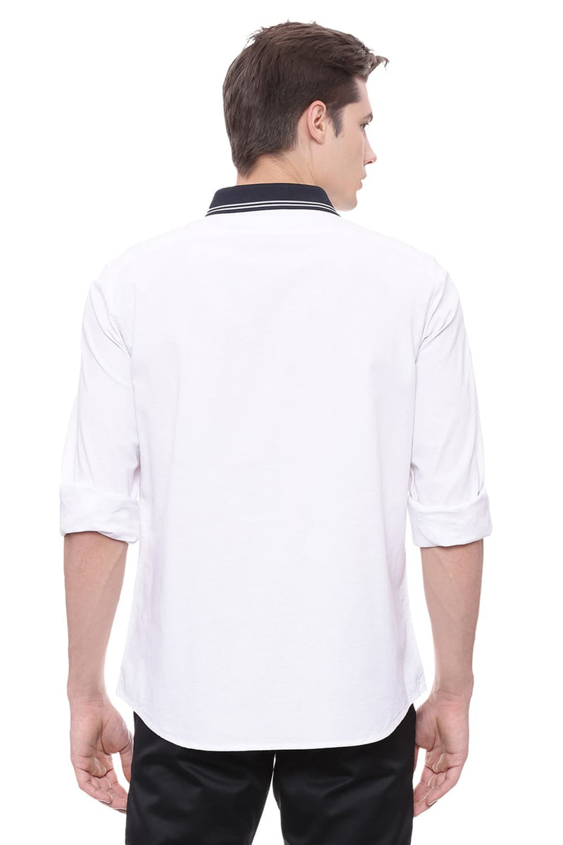 BASICS SLIM FIT STRETCH SHIRT