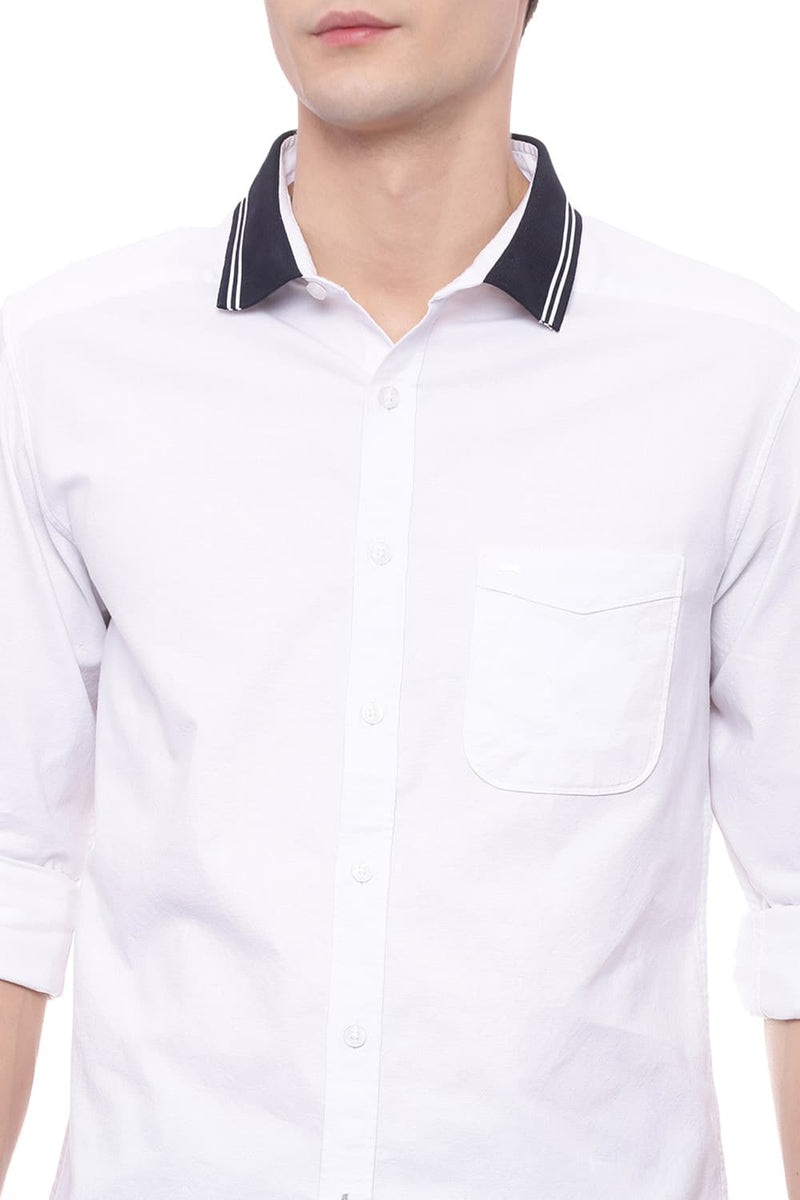 BASICS SLIM FIT STRETCH SHIRT