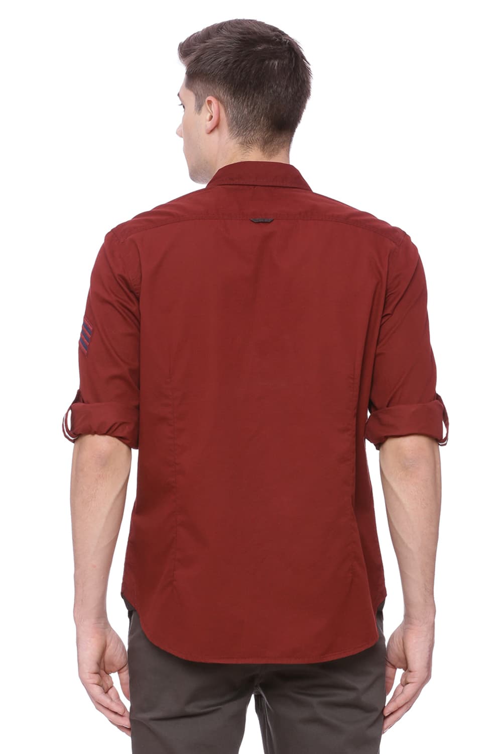 BASICS SLIM FIT TWILL SHIRT