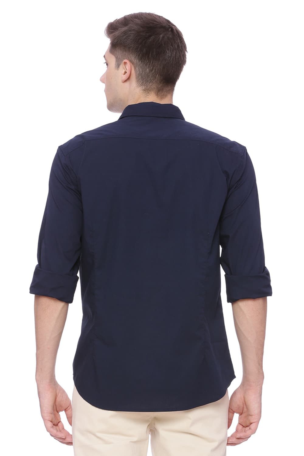 BASICS SLIM FIT STRETCH SHIRT