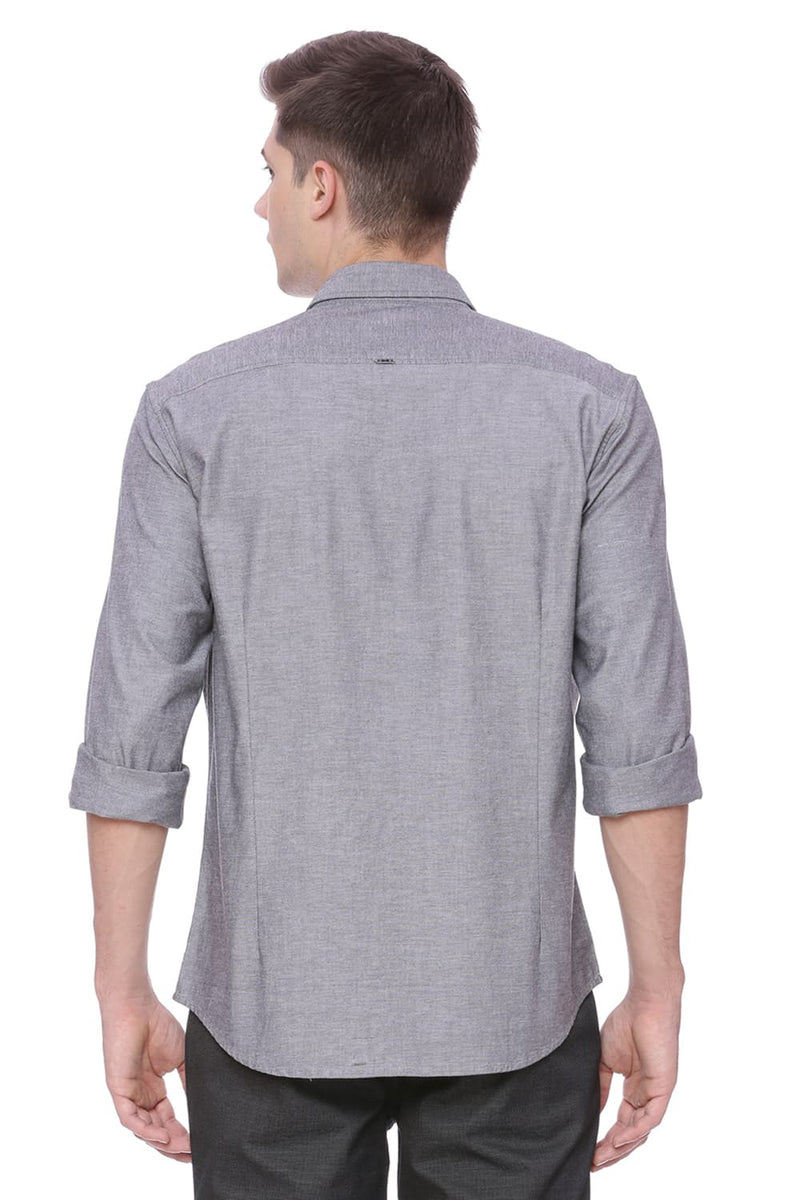 BASICS SLIM FIT STRETCH SHIRT