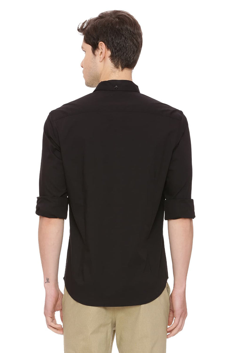 BASICS SLIM FIT STRETCH SHIRT