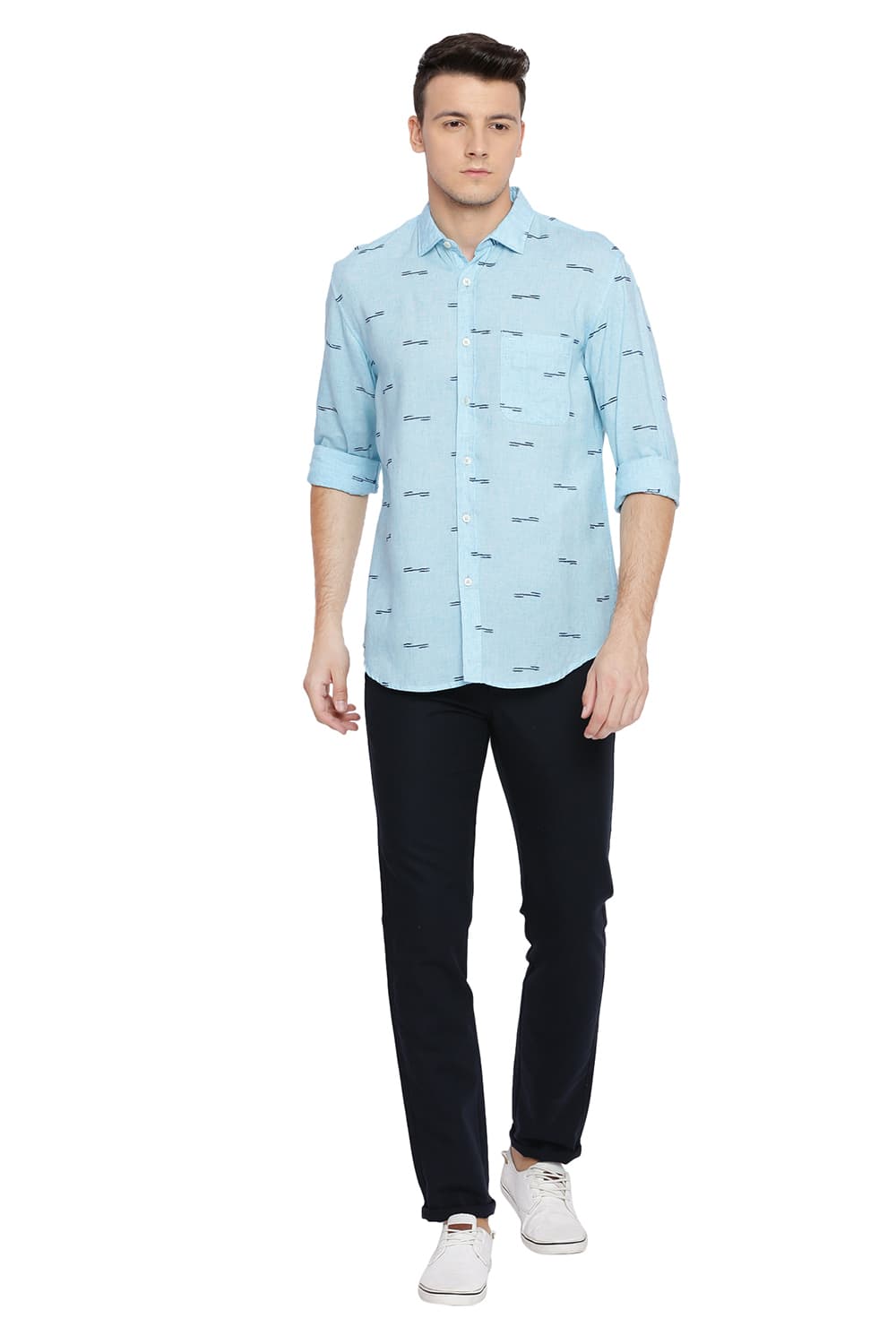 BASICS SLIM FIT EXTRA WEFT SHIRT