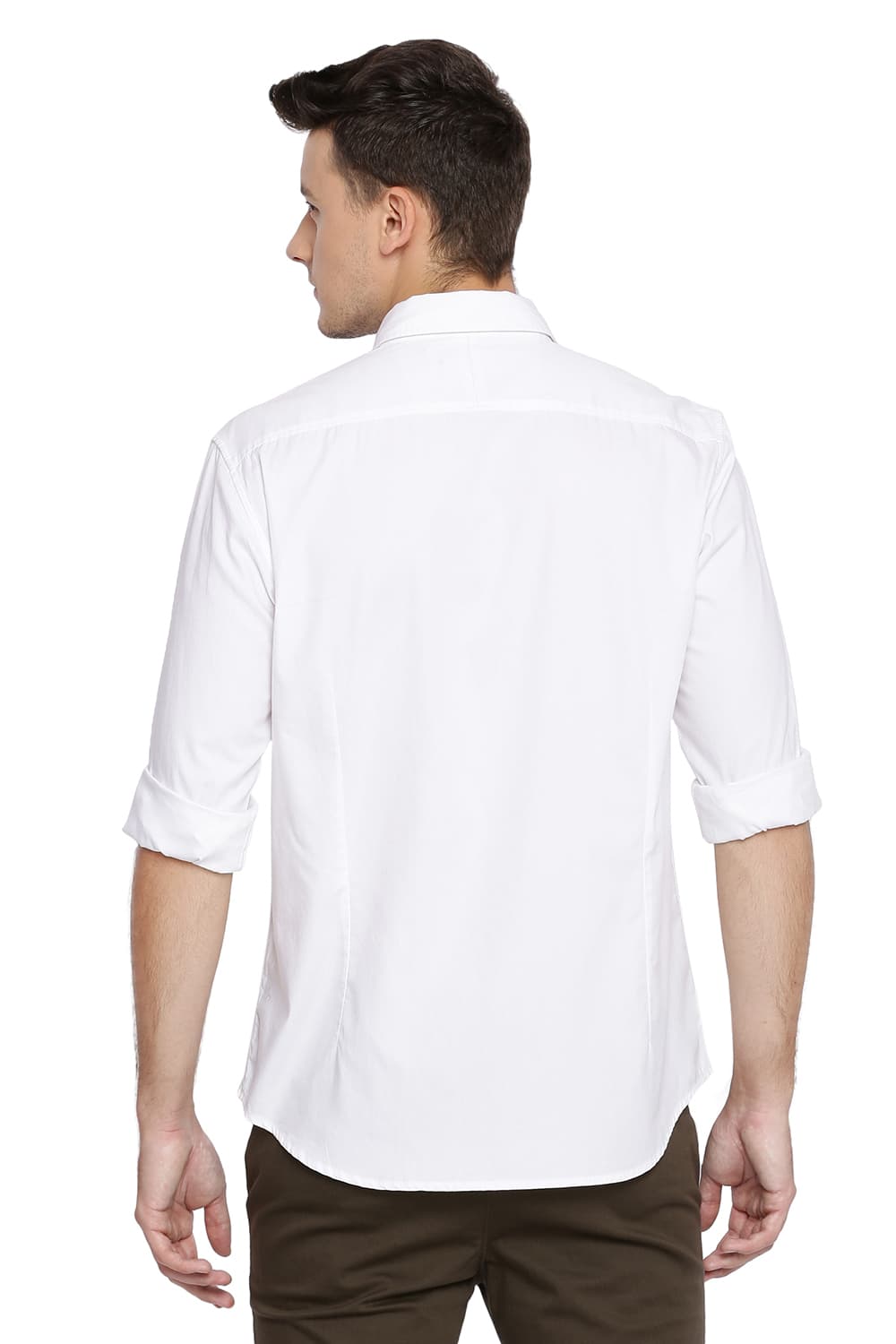 BASICS SLIM FIT OXFORD SHIRT