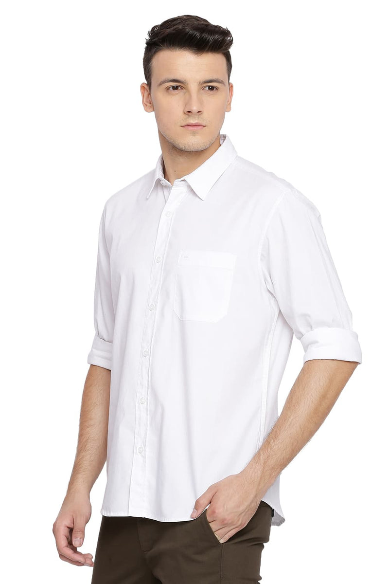 BASICS SLIM FIT OXFORD SHIRT