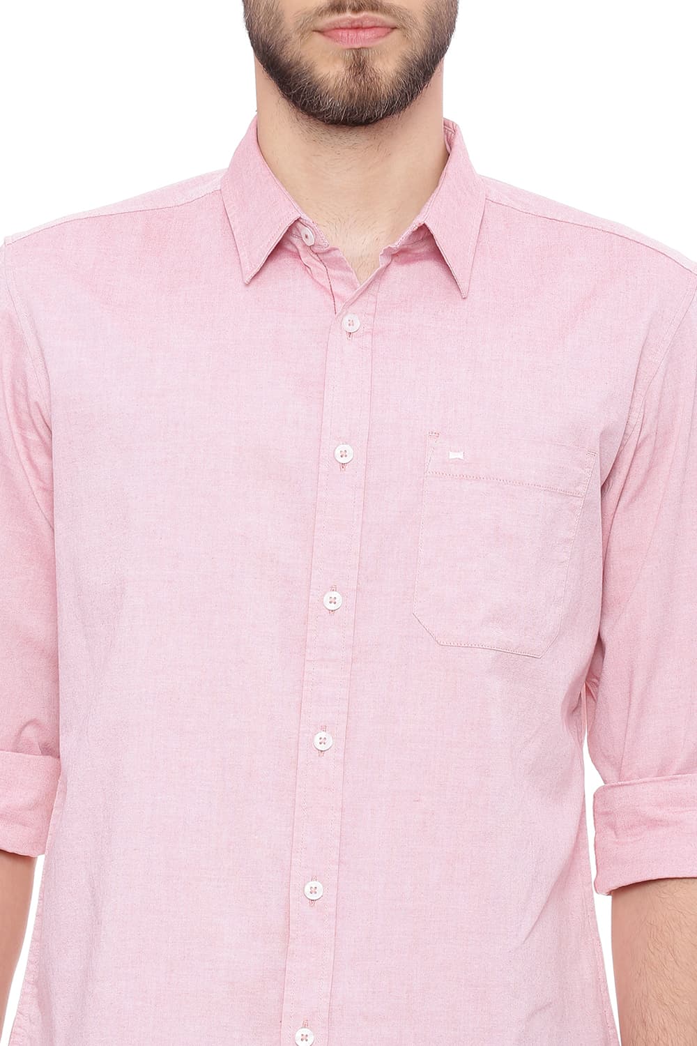 BASICS SLIM FIT OXFORD SHIRT