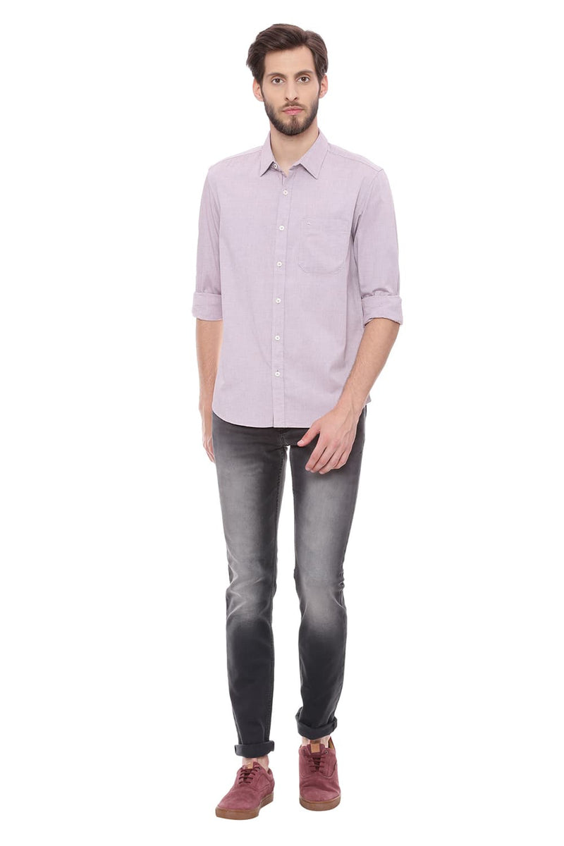 BASICS SLIM FIT OXFORD SHIRT