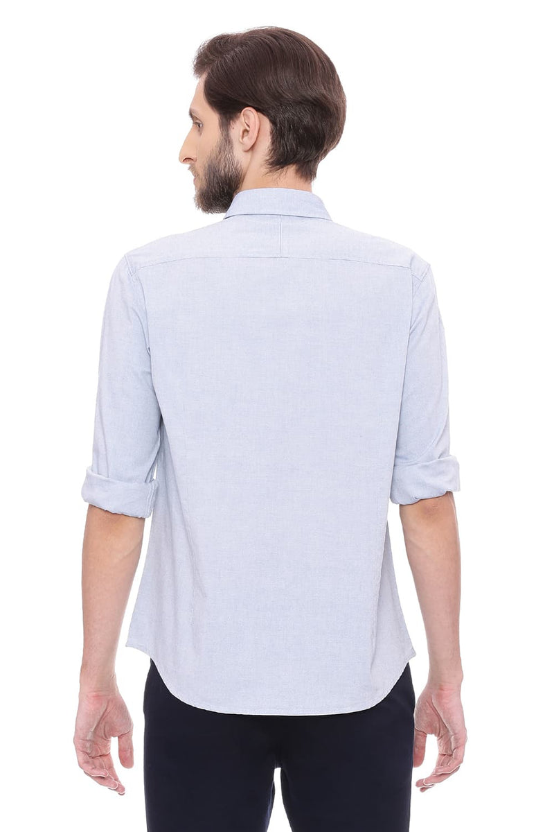 BASICS SLIM FIT OXFORD SHIRT