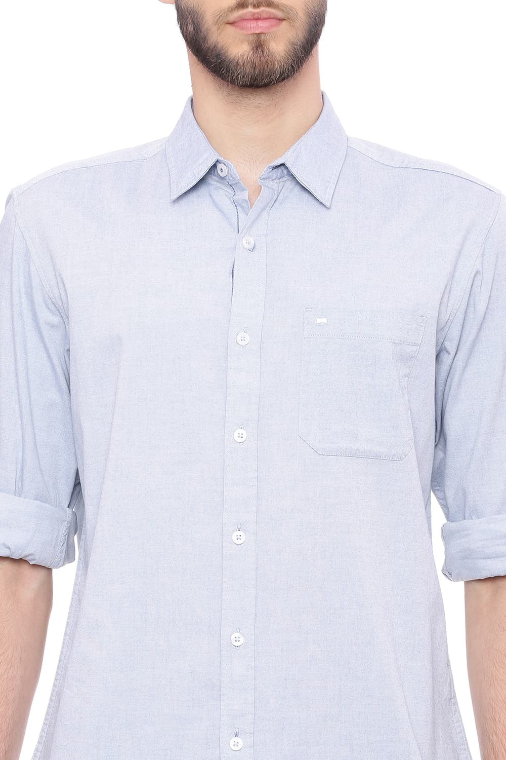 BASICS SLIM FIT OXFORD SHIRT