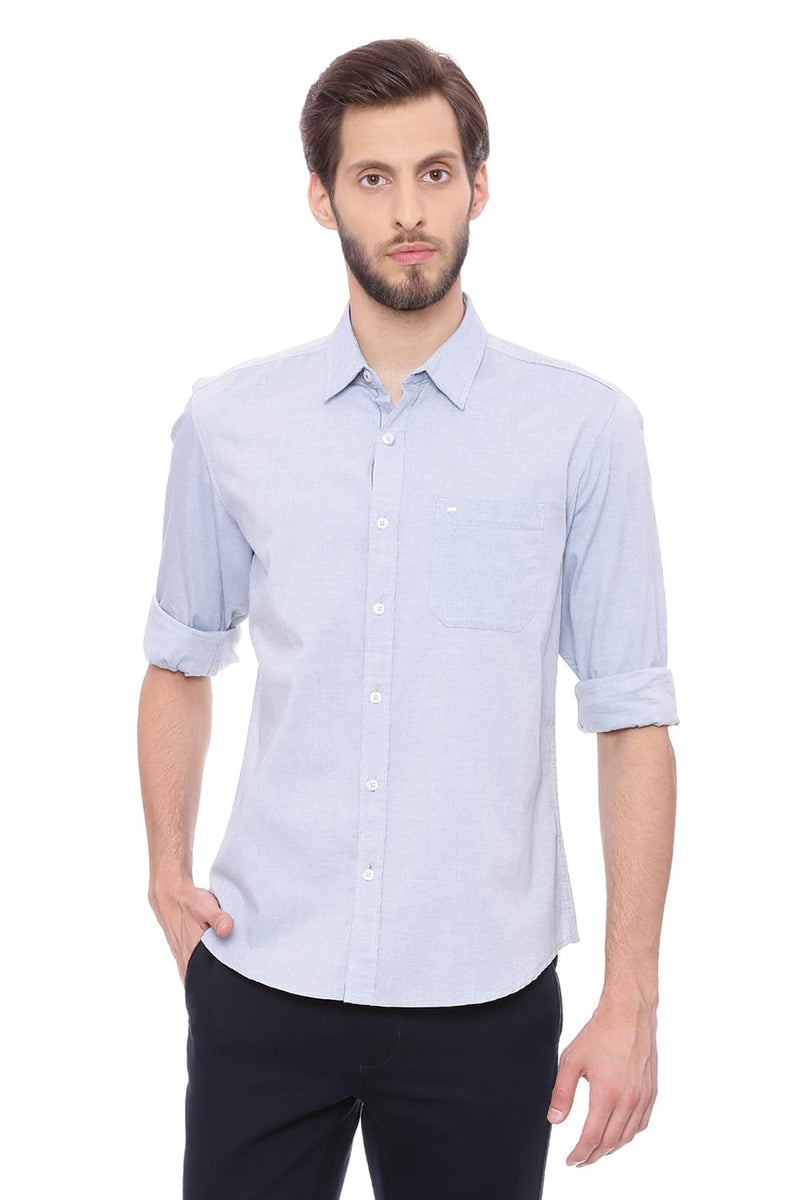 BASICS SLIM FIT OXFORD SHIRT