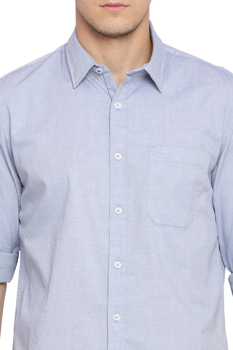 BASICS SLIM FIT OXFORD SHIRT