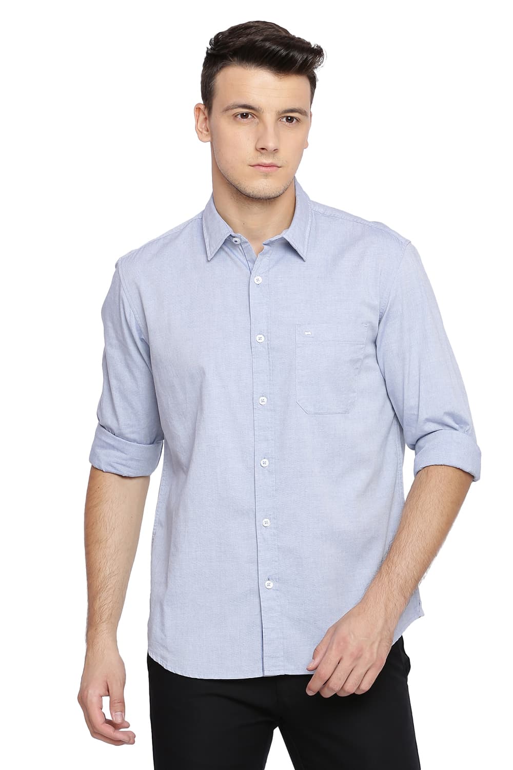 BASICS SLIM FIT OXFORD SHIRT