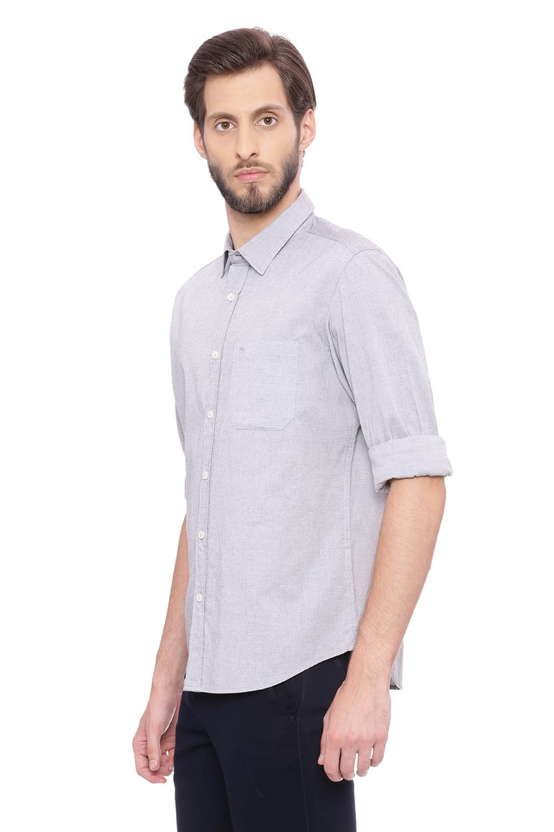 BASICS SLIM FIT OXFORD SHIRT