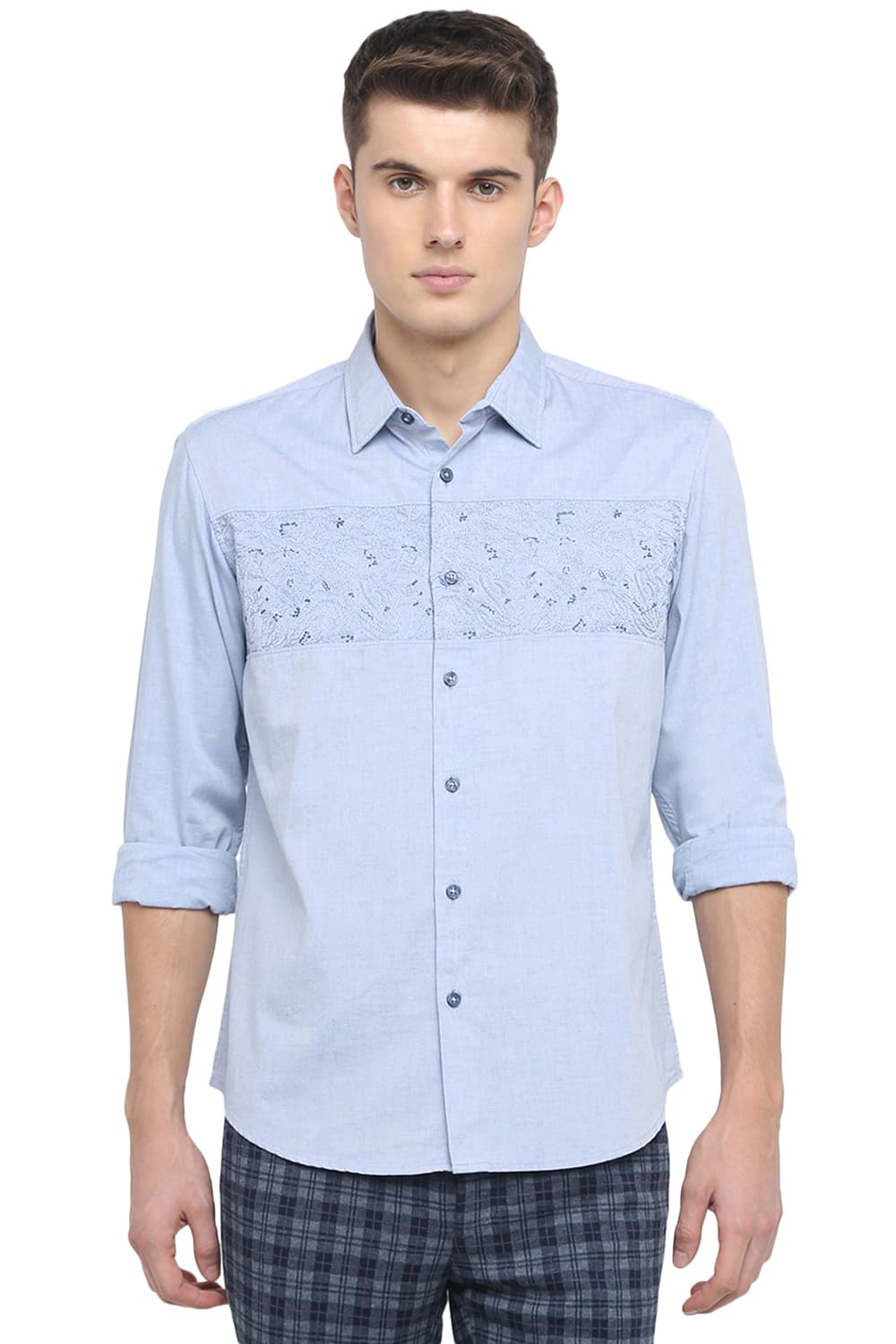 BASICS SLIM FIT OXFORD SHIRT