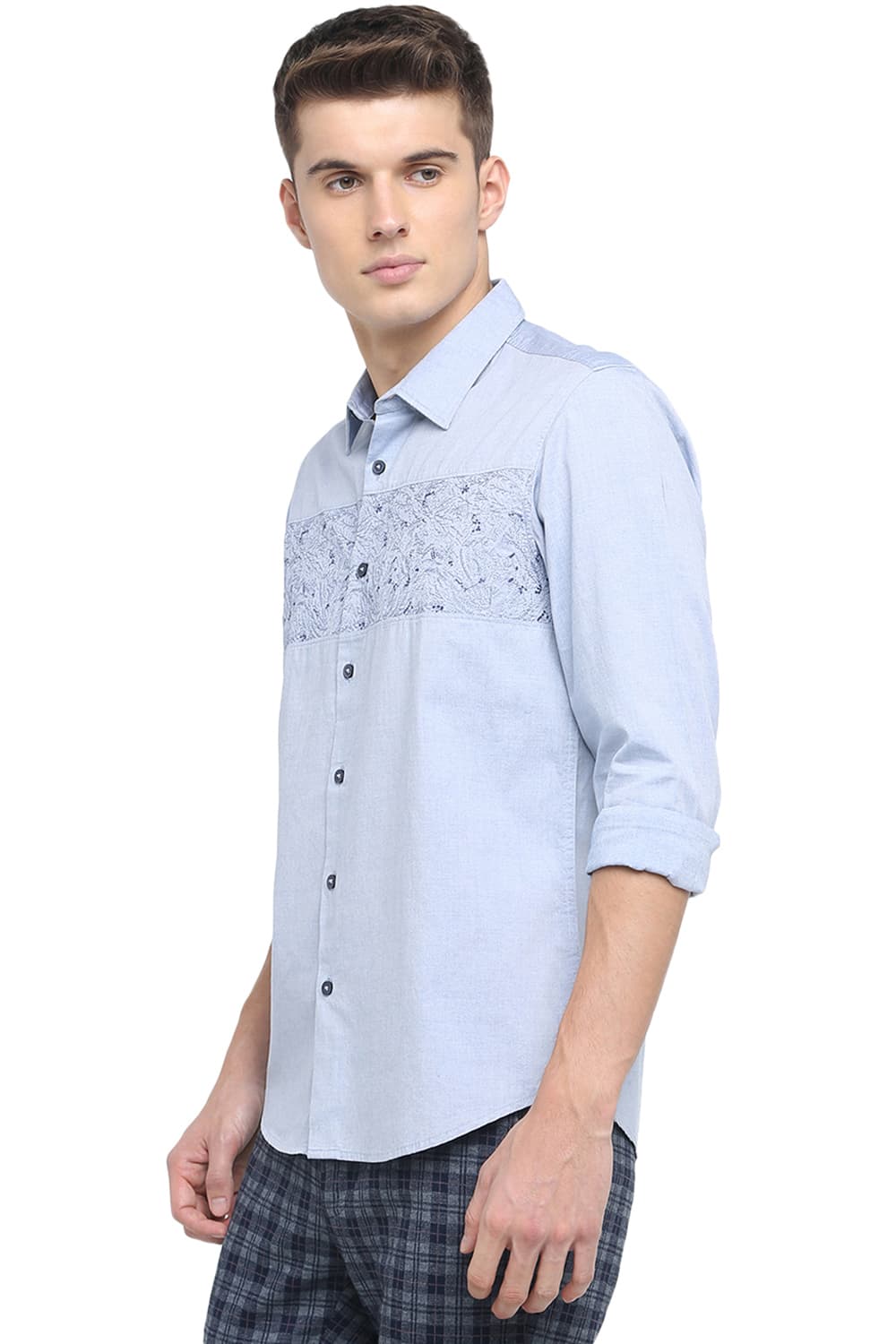 BASICS SLIM FIT OXFORD SHIRT