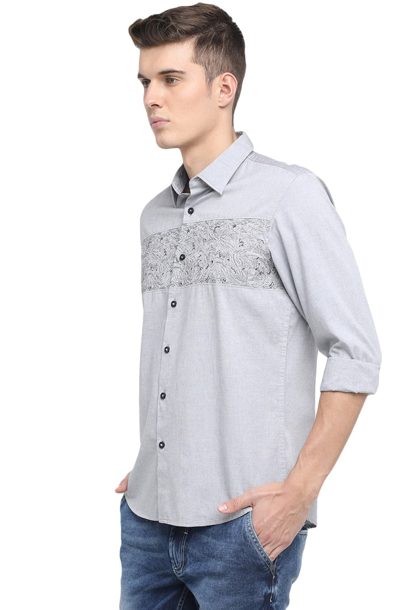 BASICS SLIM FIT OXFORD SHIRT