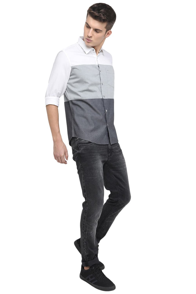 BASICS SLIM FIT OXFORD SHIRT