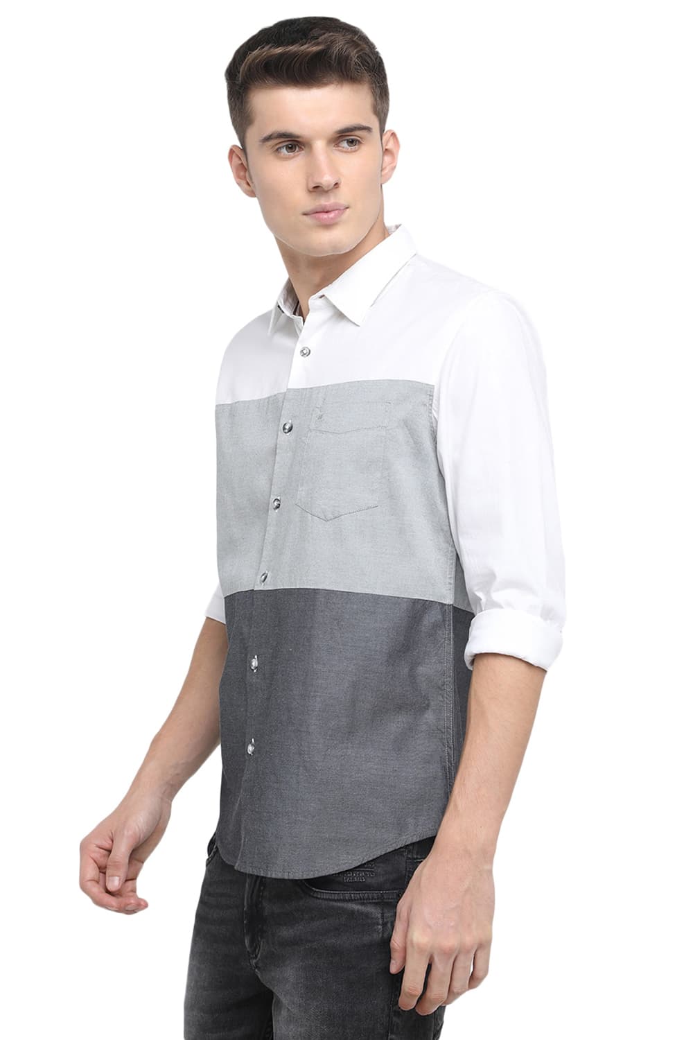 BASICS SLIM FIT OXFORD SHIRT