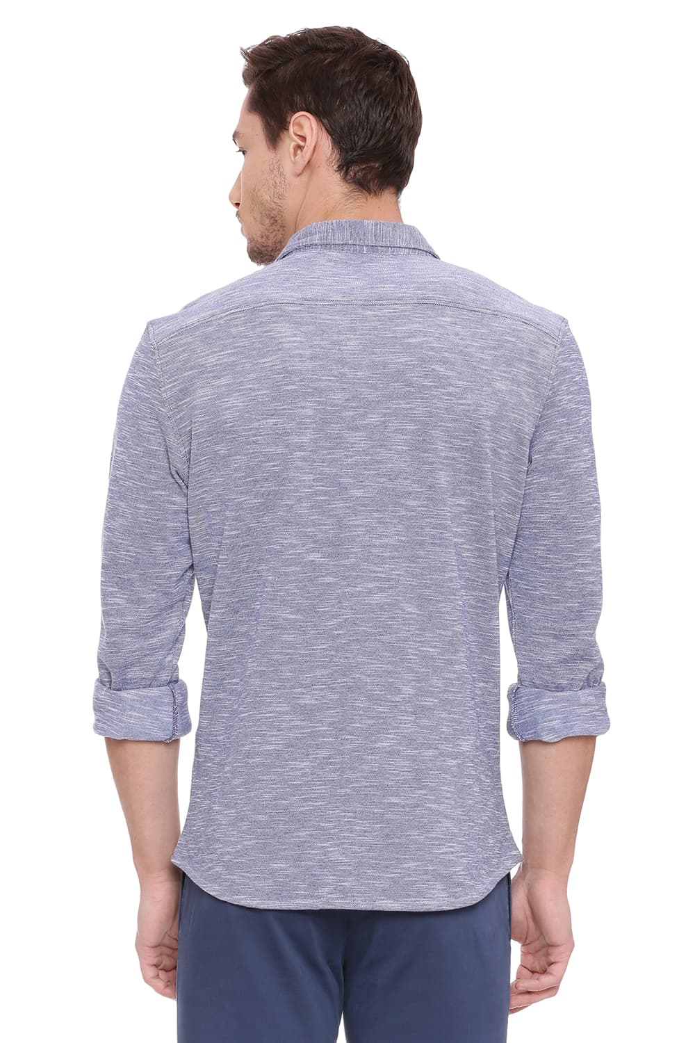 BASICS SLIM FIT KNIT SHIRT