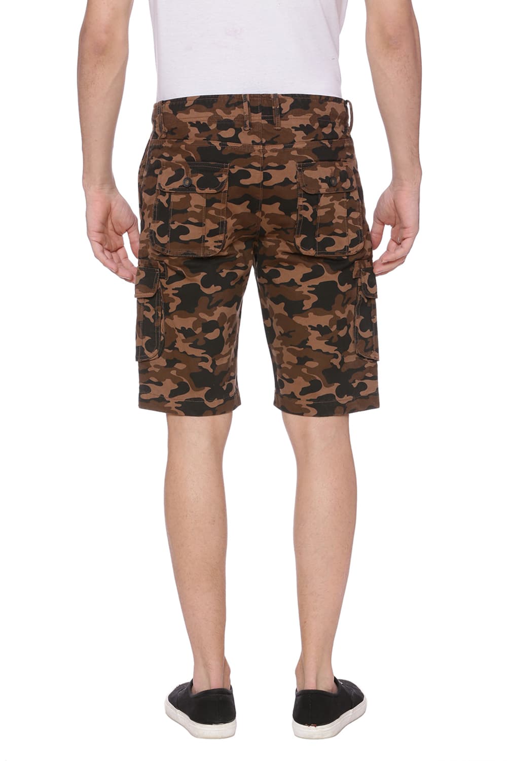 BASICS COMFORT FIT 6 POCKET CARGO SHORTS