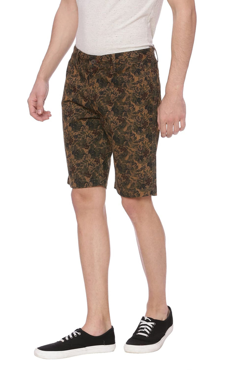 BASICS COMFORT FIT PRINTED SHORTS