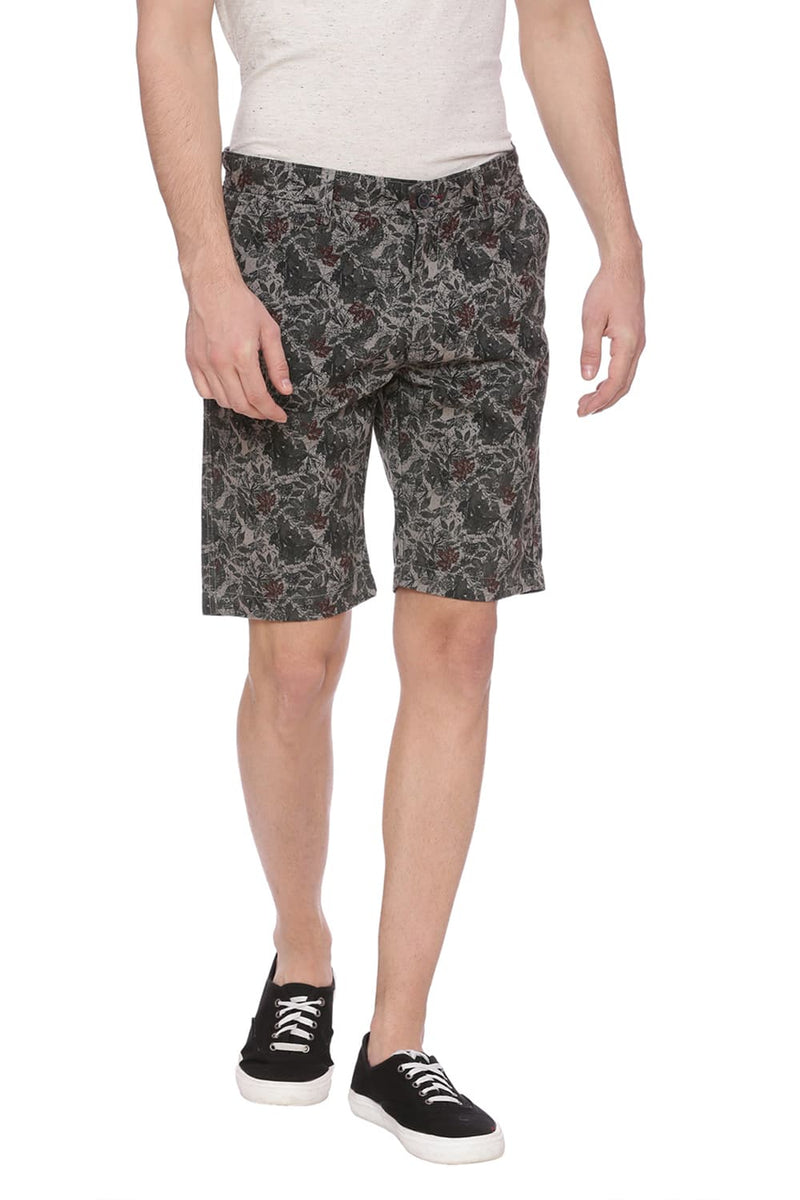 BASICS COMFORT FIT PRINTED SHORTS