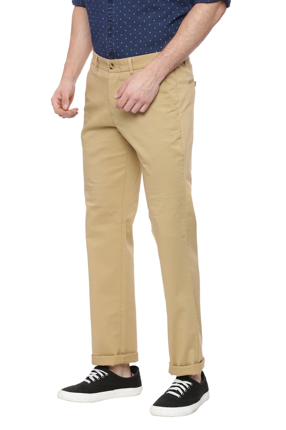 BASICS SLIM FIT STRETCH TROUSER