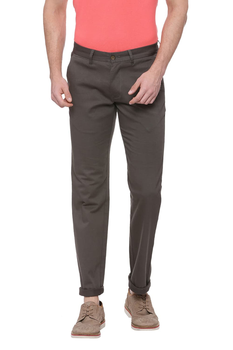 BASICS SLIM FIT STRETCH TROUSER