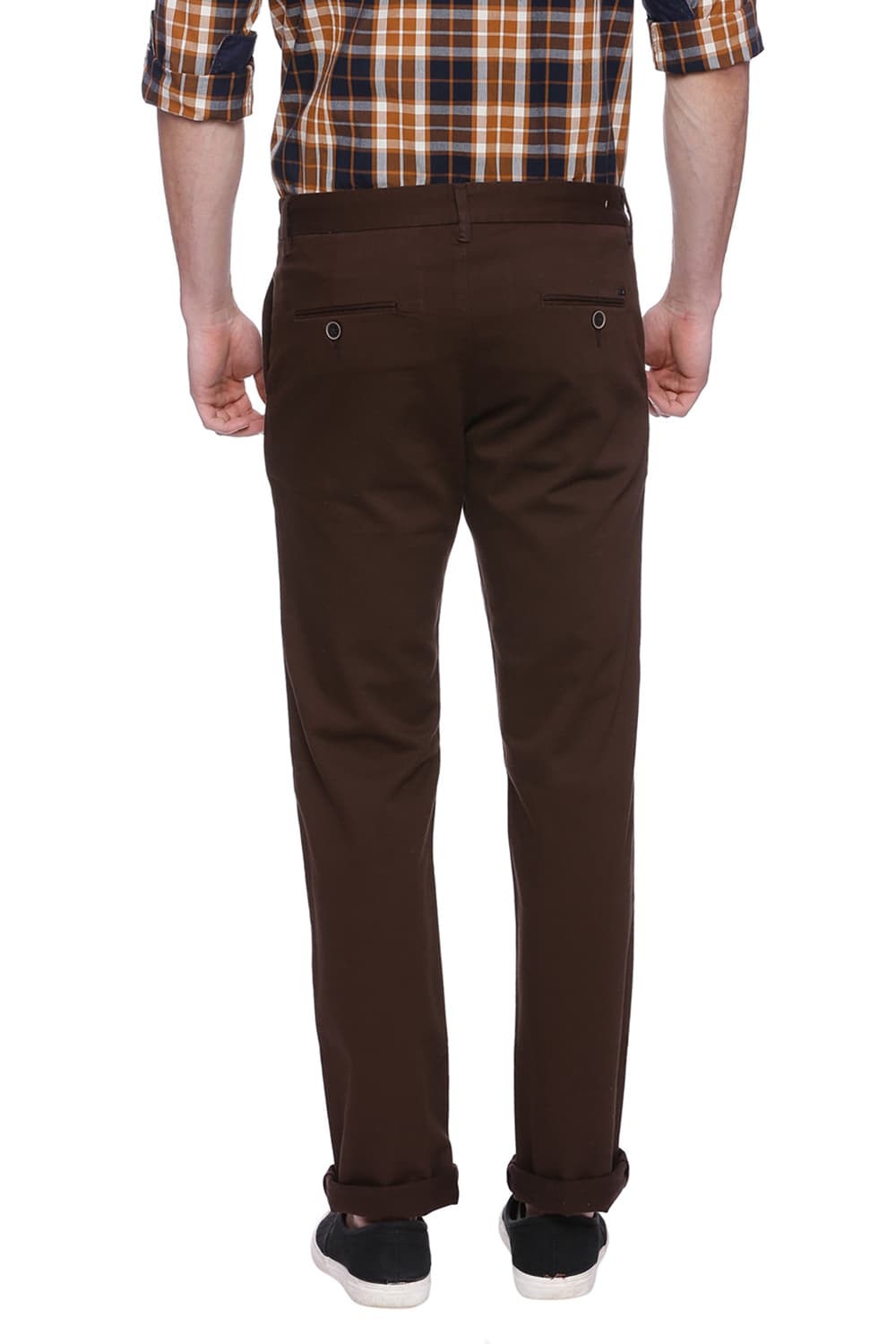 BASICS SLIM FIT STRETCH TROUSER