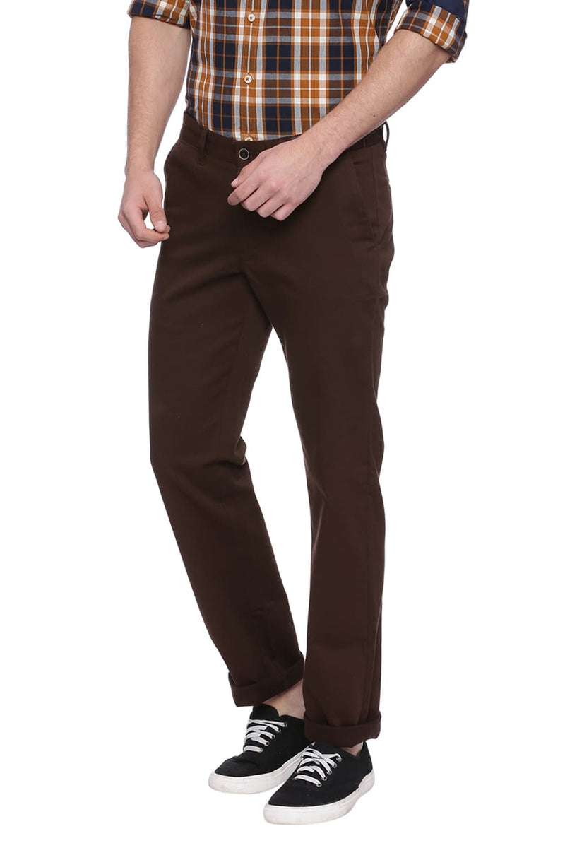 BASICS SLIM FIT STRETCH TROUSER