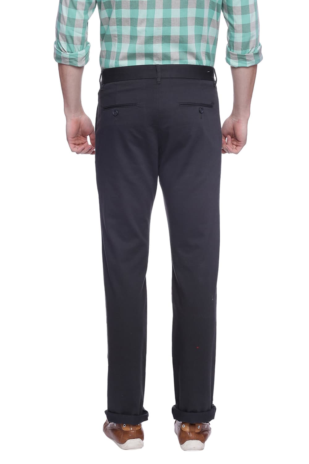 BASICS SLIM FIT STRETCH TROUSER