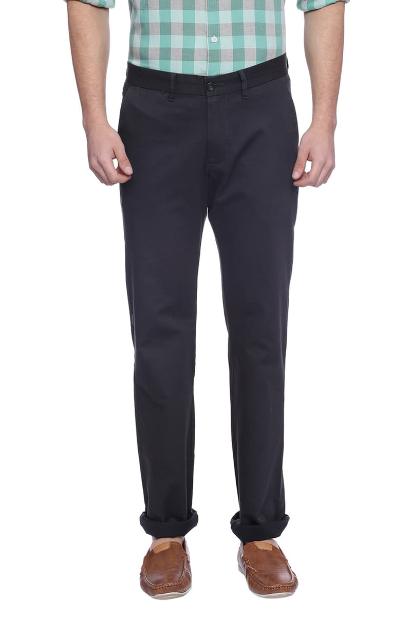 BASICS SLIM FIT STRETCH TROUSER