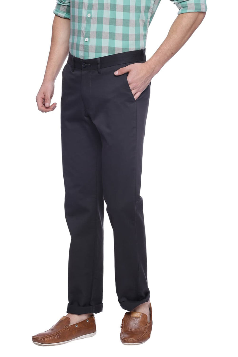 BASICS SLIM FIT STRETCH TROUSER