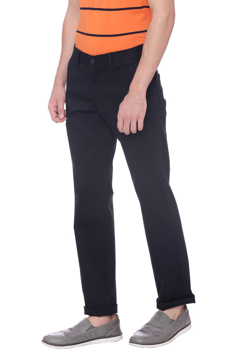 BASICS SLIM FIT STRETCH TROUSER