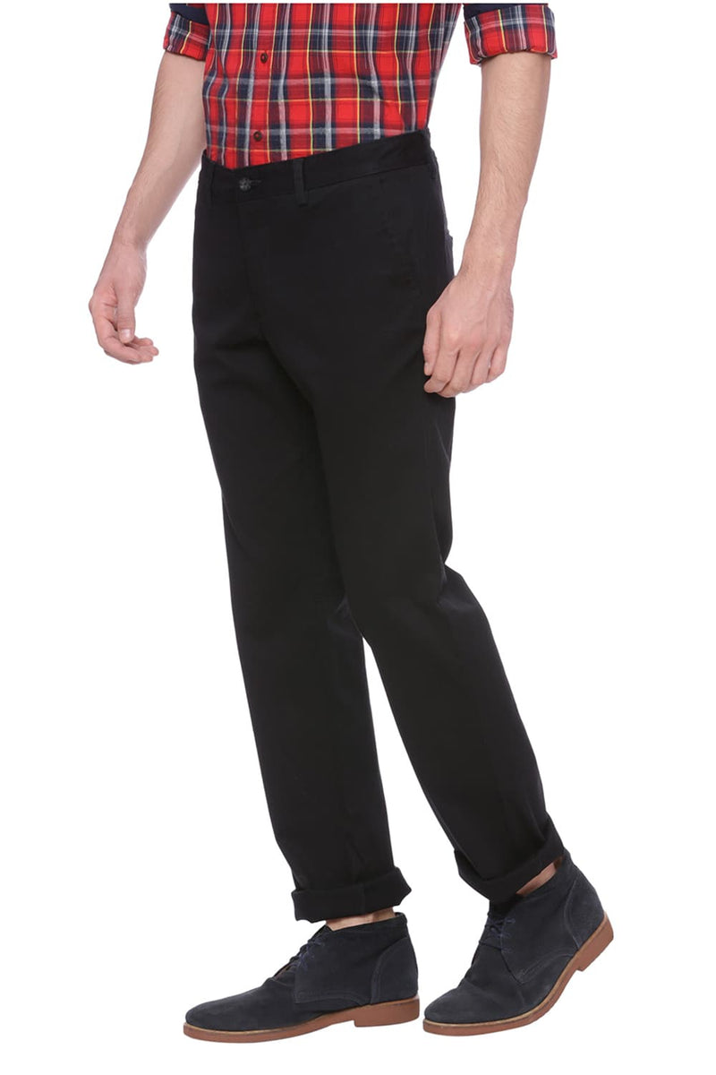 BASICS SLIM FIT STRETCH TROUSER