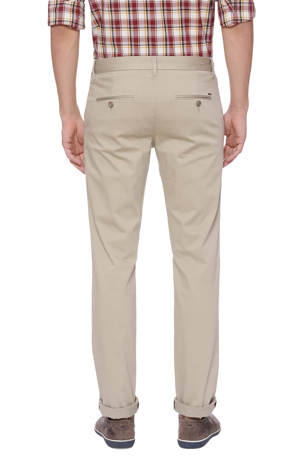 BASICS SLIM FIT STRETCH TROUSER