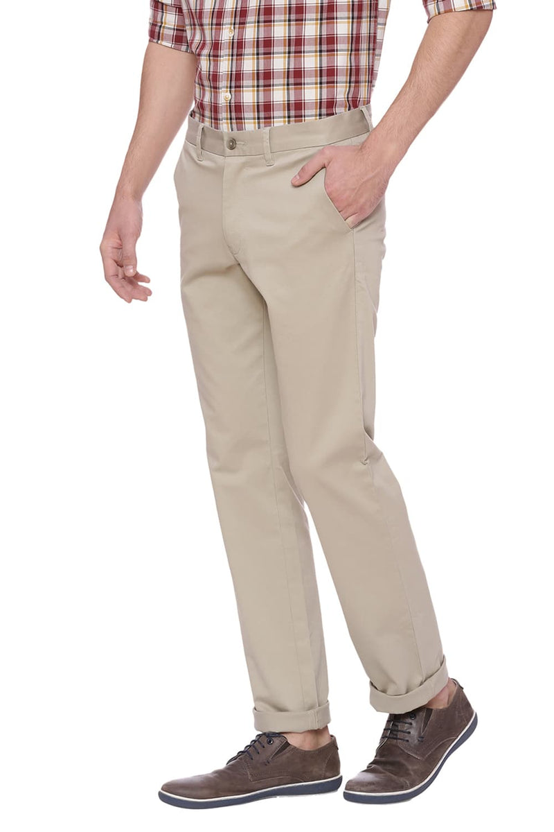 BASICS SLIM FIT STRETCH TROUSER