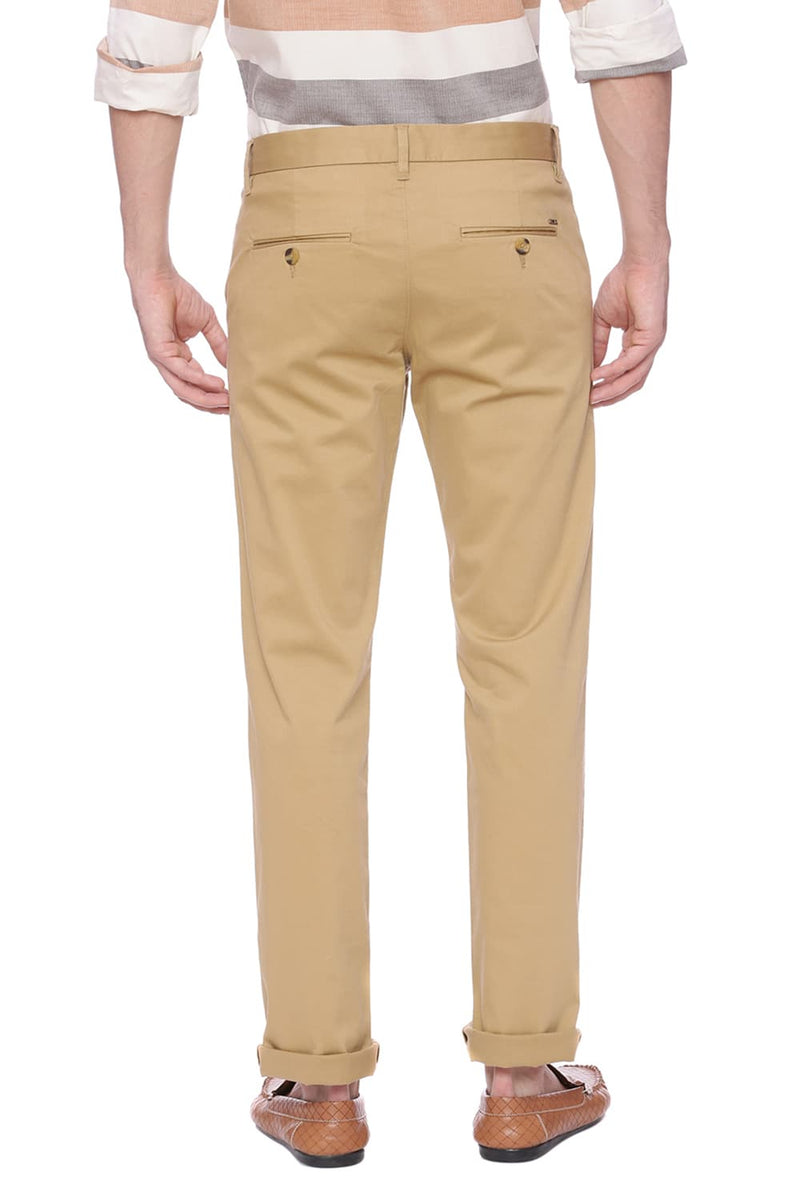 BASICS SLIM FIT STRETCH TROUSER