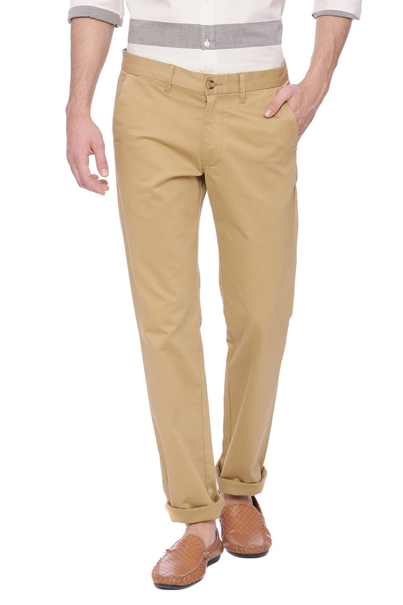 BASICS SLIM FIT STRETCH TROUSER