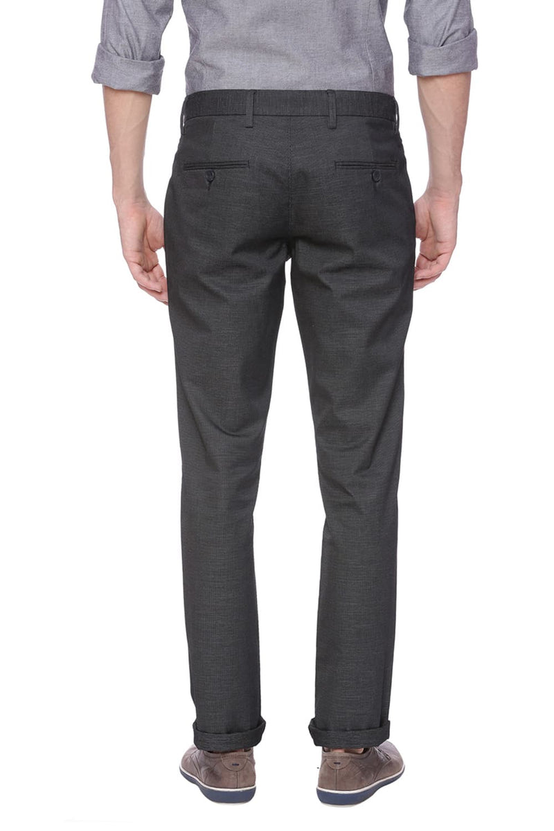 BASICS TAPERED FIT STRETCH TROUSER