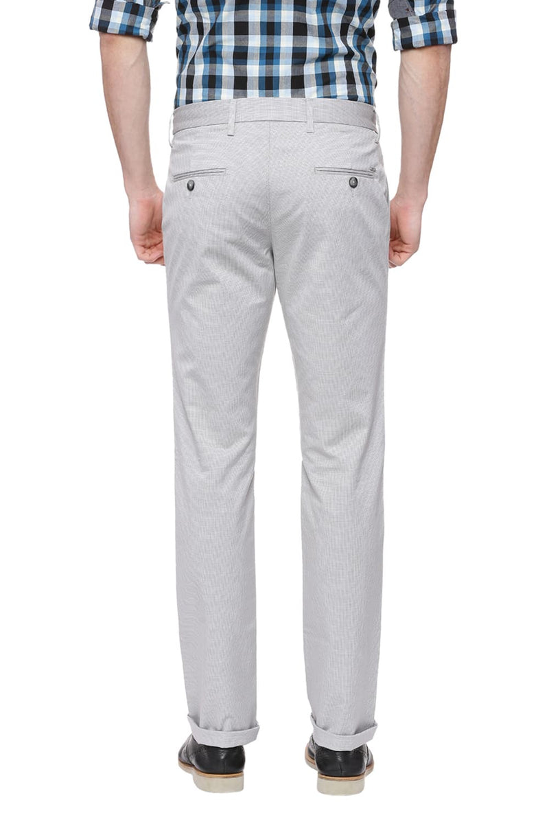 BASICS TAPERED FIT STRETCH TROUSER