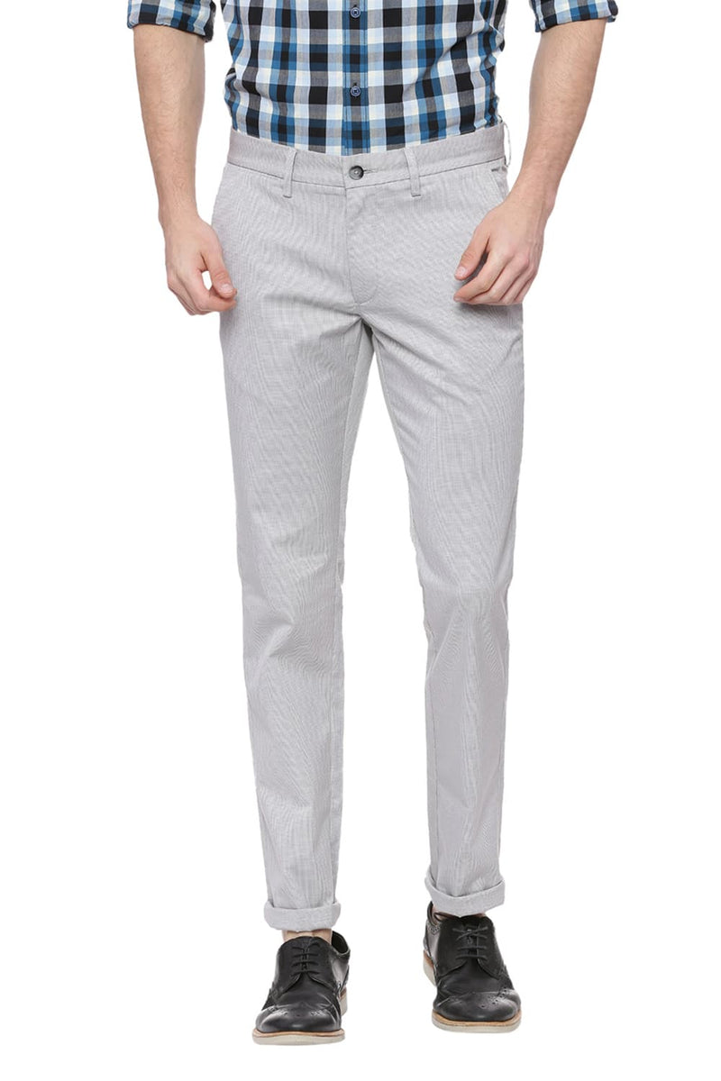 BASICS TAPERED FIT STRETCH TROUSER