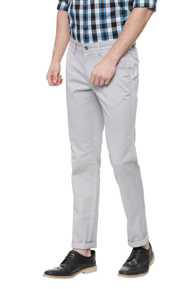 BASICS TAPERED FIT STRETCH TROUSER