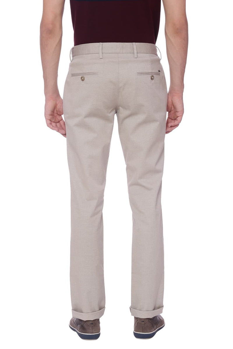 BASICS TAPERED FIT STRETCH TROUSER