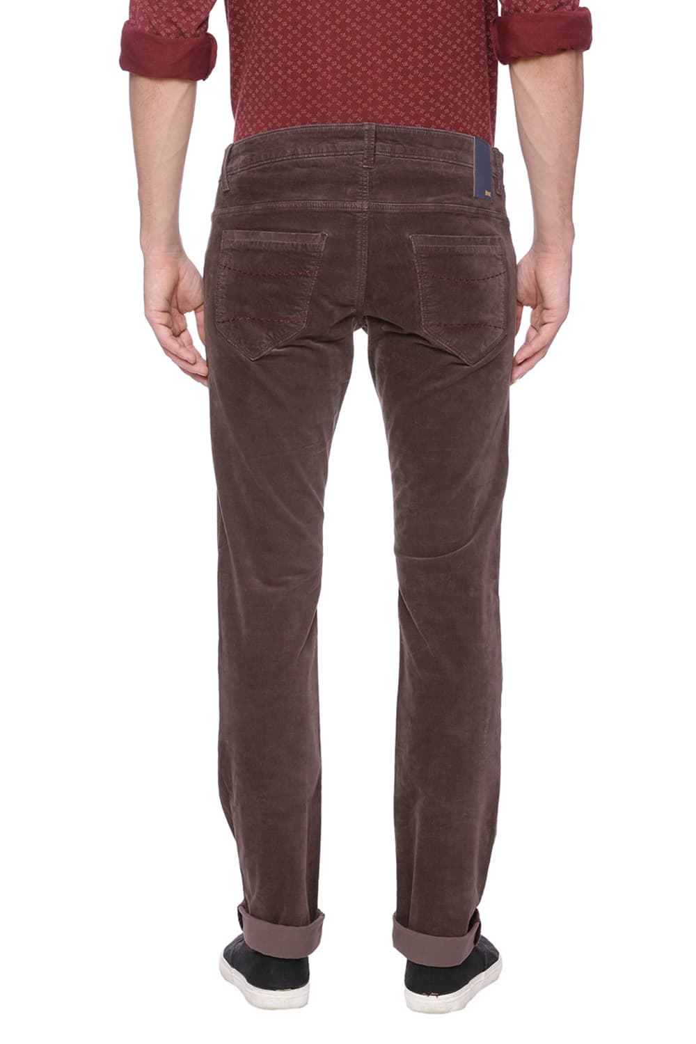 BASICS SKINNY FIT CORDUROY STRETCH TROUSER